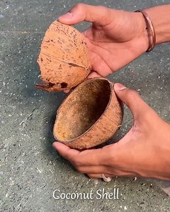 23K views · 112 reactions | Waste coconut shells reusing idea _ Flower pot #crafts #homedecor | Deep's CRAFT | Facebook