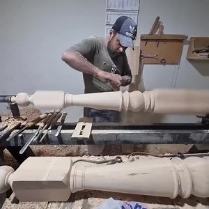 Linden Wood Stair Spindles and Newel Post: Unpainted Balusters - Etsy Australia