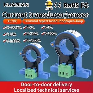 [Hot Item] Hall Effect Current Transducer Hall Effect Current Transducer Current Sense Transformer 3 Phase 5 AMP Current Sensor