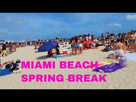Walking Tour Miami Beach during Spring Break
