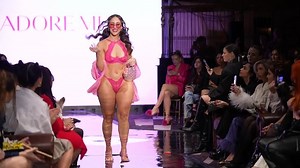 Meredith morgan in adore me lingerie new york fashion week 2023 mp4
