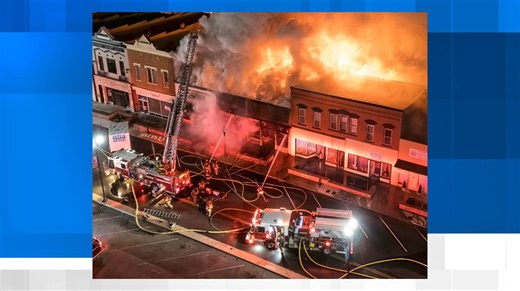 Fayetteville fire destroys multiple businesses, injures three firefighters