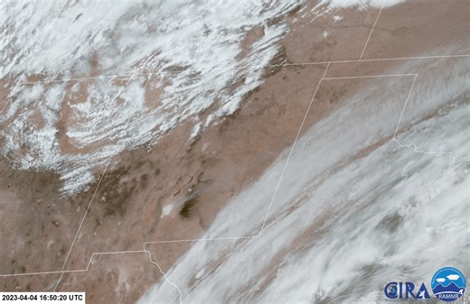 Can't make the trip to White Sands, NM? That's okay, today White Sands is coming to you! Watch the dust stream off White Sands in the face of 50-60 mph winds in the High Plains. Already have blowing dust across NW OK. #okwx #okmesonet | Oklahoma Mesonet