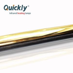 [Hot Item] Medium Wave Infrared Heater Lamp Tube Electric Quartz IR Heating Element for Glass Annealing