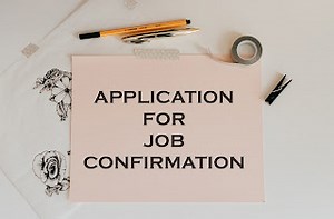 APPLICATION FOR JOB CONFIRMATION