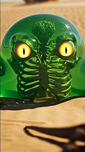 Slime is hunting for prey across a dune field whispering with lost souls