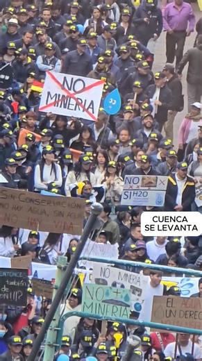 🔴ATENCIÓN‼️@Ecuador #Cuenca Un río humano de esperanza: la Marcha por el Agua desbordó #Cuenca con una multitud sin precedentes. | Noticias Sucumbíos
