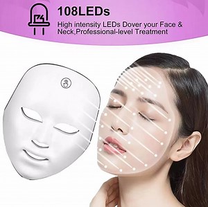 [Hot Item] Wholesale USB Recharge Face Spectrum Rejuvenation Skin Beauty Light Therapy LED Facial Mask