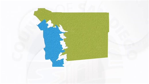 It's budget time. What the County Does: Public Works. In the unincorporated areas, the County provides services like road maintenance and repairs for nearly 2,000 miles of roads – enough to drive from San Diego across the country to Pensacola, Florida. https://www.sandiegocounty.gov/content/sdc/openbudget/en/home.html | County of San Diego - Government