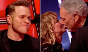 The Voice: Olly Murs in shock after Tom Jones kisses his mother