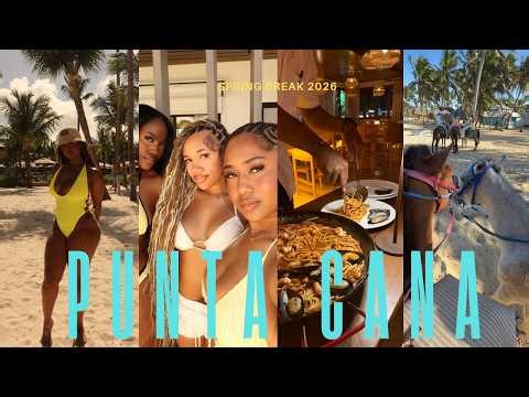 PUNTA CANA spring break vlog: college girls trip, shein vacation outfits, maintenance & more!