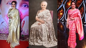 Fashion : हेमा मालिनी से लेकर शर्मिला टैगोर तक, साड़ी में बेहद खूबसूरत लगती हैं ये अभिनेत्रियां