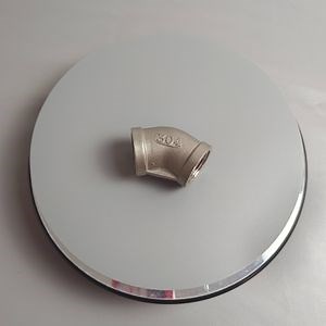 [Hot Item] 304/316 Stainless Steel Threaded Pipe Fittings 45 ° Elbow BSPT NPT