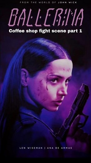 BALLERINA: Coffee shop fight scene part 1 #ballerina #action #actionmovie #fightscene #fighting