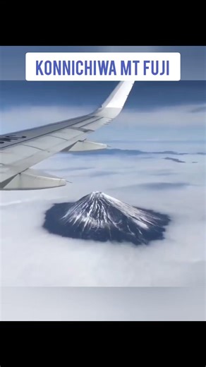 Mt Fuji from the sky 😁 | Japan Japan Ichiban