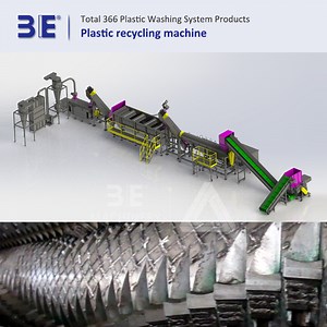 [Hot Item] Plastic Shredder Granulator Pet Bottle Film Recycling Line Packing Plastic Film PP LDPE HDPE Plastic Recycling Machine