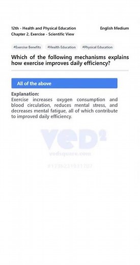 How Exercise Boosts Daily Efficiency | Health & PE