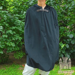 Hooded Medieval Cloak: Renaissance LARP Costume, Knight Cape - Etsy