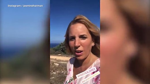 Jasmine Harman has wardrobe malfunction on A Place In The Sun