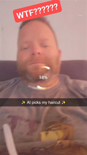1.7K views · 24 reactions | WTF is with the haircut??? #beardedcop #AI #snapchatfilter | Bearded Cop | Facebook