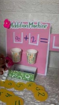 Addition machine➕Maths working model🧮 #additiontricks #mathsproject #schoolproject