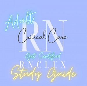 Adult CCRN Exam Study Guide - RNCLEX - Etsy