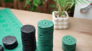 Gisafai 120 Pcs Landscape Staple Gasket Garden Landscape Staples Washer Pad Yard Pins Pad for Outdoor Weed Barrier Fabric Yard Tent (Black)