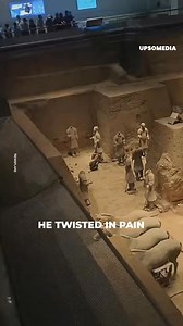 He jumped into a well full of warriors. This Chinese tourist damaged a historical treasure from the 3rd century. The well held 72 terracotta warriors and their horses. | The Enigma
