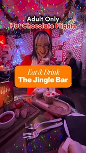 20K views · 146 reactions |  It doesn’t get more decked out than this These hot chocolate flights from @thejinglebar_oldstoneinn were SO good, along with their fondue and hunters board…and obviously the insane Christmas decor  Who are you going with?! Share this ❤️  The Jingle Bar — Old Stone Inn . . . . #viral #hotchocolate #flights #stepoutbuffalo #wny #ontario #explore #foodie #food #christmas | Step Out Buffalo | Facebook