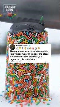 The gym teacher who made me strip before the class is now principal, so I arranged his beating.