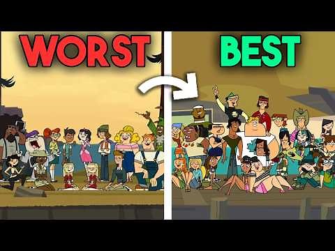 All Total Drama Seasons Ranked