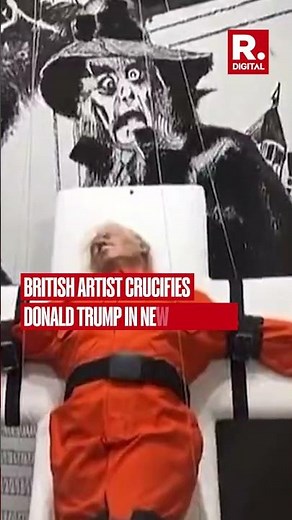 Saint or Sinner? British artist crucifies Donald Trump in new sculpture