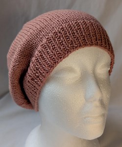 Soft Cotton and Bamboo Blend Chemo Beanie in Soft Pink - Etsy Canada