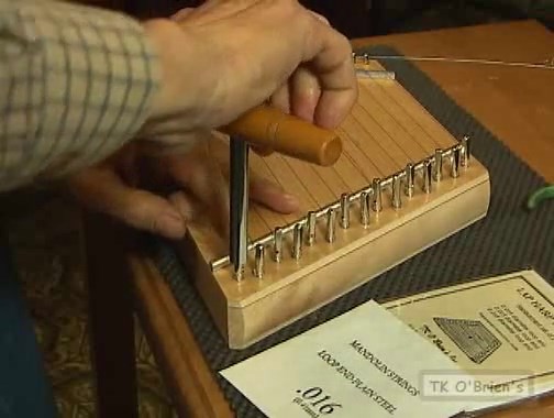 How to replace a lap harp string