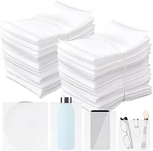 100 Pieces Cushion Foam Pouches for Dishes Foam Packing Pouches Sleeves for Fragile Items, Dishes, Mug, Cup, Glasses, Packing Supplies for Moving, Transportation and Storage (8x8 inches)