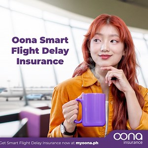 Enjoy instant lounge access and stay demure and cutesy during your flight delays with #OonaFlightDelayInsurance! Only P149! #OonaInsurance #OonaPhilippines #Verydemure | OONA Insurance Philippines