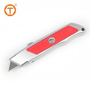 [Hot Item] Stainless Steel 150 mm Zinc Alloy Custom Multi Tool Carbon Safety Auto Retractable Paper Box Cutter Utility Knife