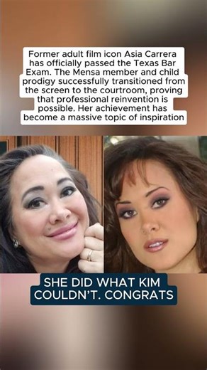 Asia Carrera Becomes Lawyer: Former Star Passes Texas Bar Exam