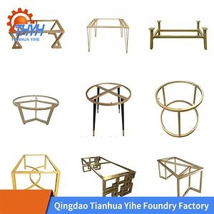 [Hot Item] X Shape Steel Metal Industrial Style Kitchen Dining Table Legs Restaurant Furniture