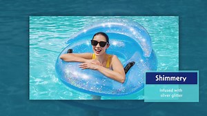 Bluescape 46" Blue Glitter Dream Pool Ring Float, Adult Unisex - Walmart.com