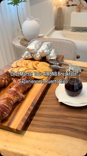 Wake up to flavor with Chef Marta’s Puerto Rican breakfast experience! ☀️🍳 Start your day the island way with a delicious, homemade breakfast prepared right in your Airbnb. From tropical fruits to local favorites like mallorcas, eggs with sofrito, and strong Puerto Rican coffee, Chef Marta brings comfort, culture, and taste to your morning. Authentic. Fresh. Unforgettable. 🌴🇵🇷 Contact Information: DM or WhatsApp 787-216-4387 | Chef Marta Pascual