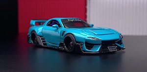 1995 Mazda RX-7 Grows an Attitude Along With a Mean Body Kit, Both Are Tiny