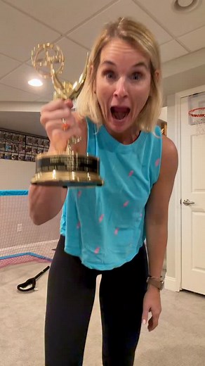 Officially a trophy wife🏆🤩😭🙏🏼 #myfirstemmy #emmyawards #emmywinner #trophywife #awardwinner #awardseason | Meaghan B Murphy