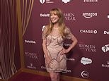 Jane Seymour glitters in a soft pink mini dress at TIME Women of the Year Gala