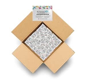 Compact Personal Shower Kit To-Go (Multi-Color) – Your Hygiene Companion for Travel, Gym, Camping | Shower on the Go | Shampoo, Soap, Towel. All in One (50)