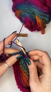 389K views · 2.7K reactions | Picking up the next row in the Tunisian simple stitch ✨ #crocheting #tunisiancrochet #simplestitch #mccdesignz #tunisiancrochetscarf | Marisa Mccdesignz | Facebook