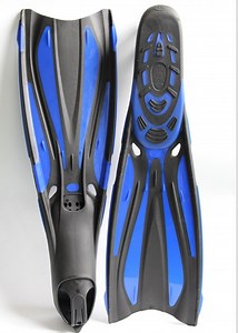 [Hot Item] Diving Fins Men Women Full Foot Silicone Professional Adjustable Swim Shoes Submersible Snorkeling Feet Monofin Diving Flippers