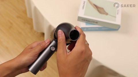 Saker Handheld Turbo Fan - 8800mAh Portable Personal Fan, 100 Speeds Adjustable, USB Rechargeable with 2 Replaceable Batteries for Travel/Sport/Camping