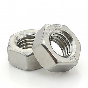 [Hot Item] ISO 4032 Coarse Thread Fastener Carbon Steel Zinc Plated Wheel Nuts Medium DIN 934 Hexagon Nuts