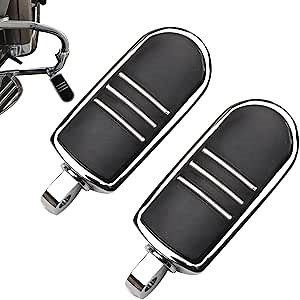 Chrome Motorcycle Highway Foot Pegs For Harley Street Glide Road Glide